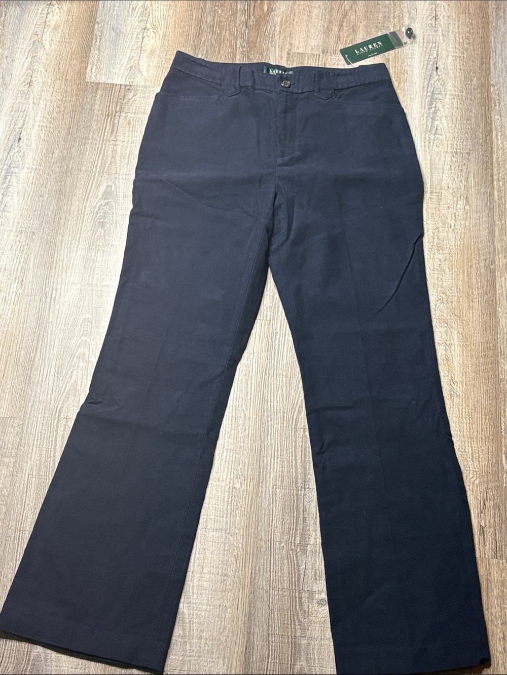 Lauren Ralph Lauren Navy Boot-Cut Pants